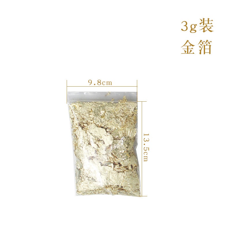 Gold And Silver Foil Decorative Quality Broken Gold Foil Broken Silver Foil Decorative Gold Foil Decorative Gold And Silver Foil Factory - Image 1