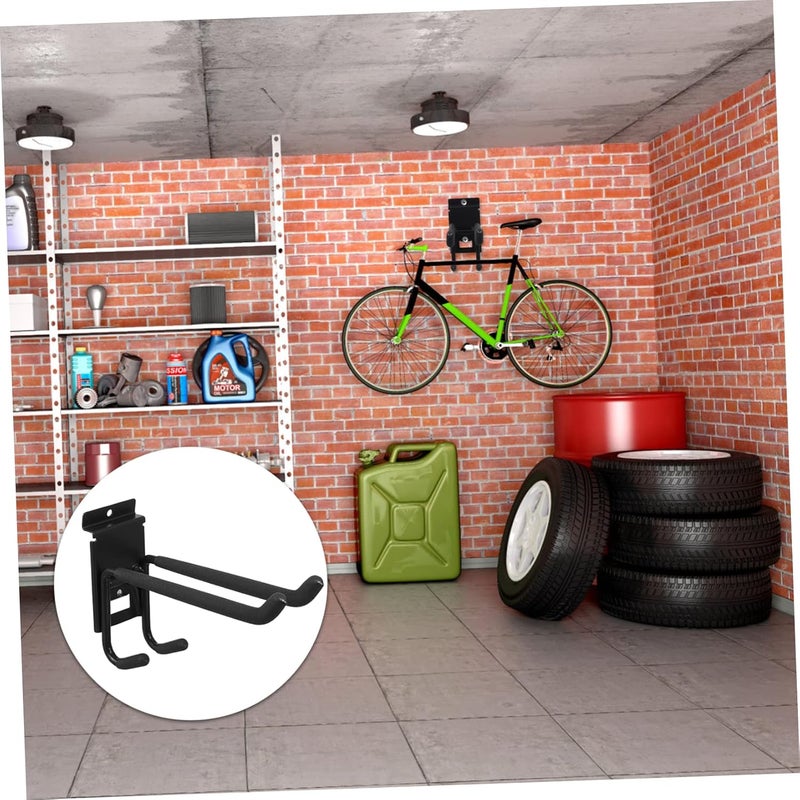 POPETPOP Heavy Duty Double Multipurpose Storage Hook for Garage Garden Warehouse Wall Hanging Organizer for Ladders Bikes Tools and Equipment - Image 2