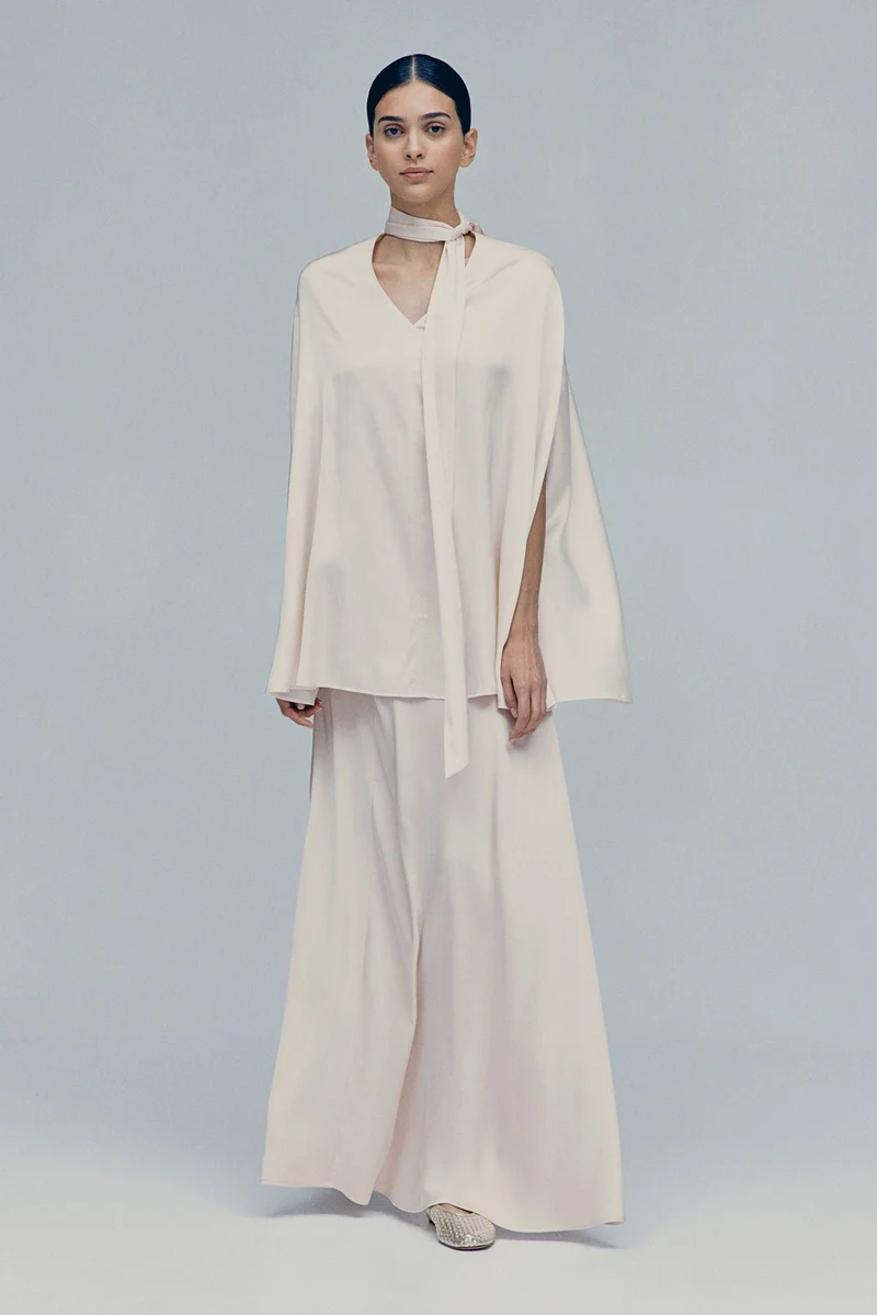 H&M Circular satin maxi skirt