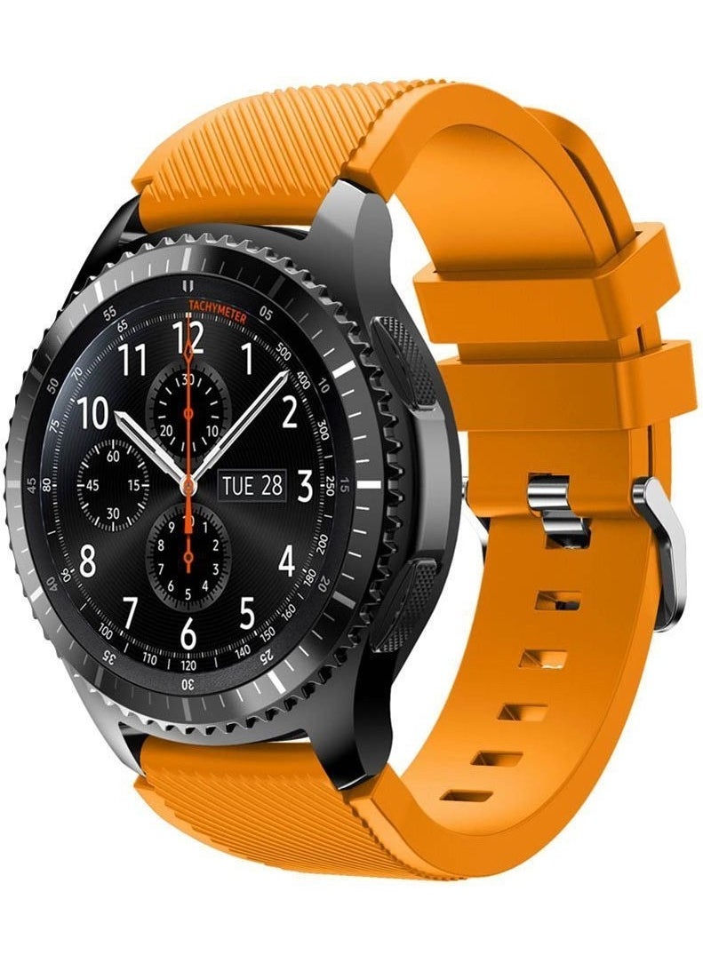 Techmaster Samsung Gear S3 Gear Watch 3 45MM Silicone Tme Band Strap 