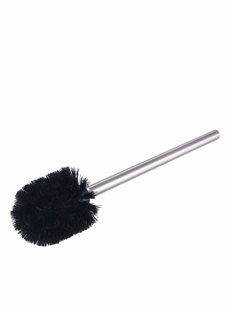 KASTWAVE Toilet Brush, 2 Pack Toilet Brush Long Handle Eco Toilet Brush Cleaner Toilet Brush, Stainless Steel Handle, Wall Mounted Toilet Bowl Brush for Bathroom Cleaning, 2Pack (Black)  - Image 2