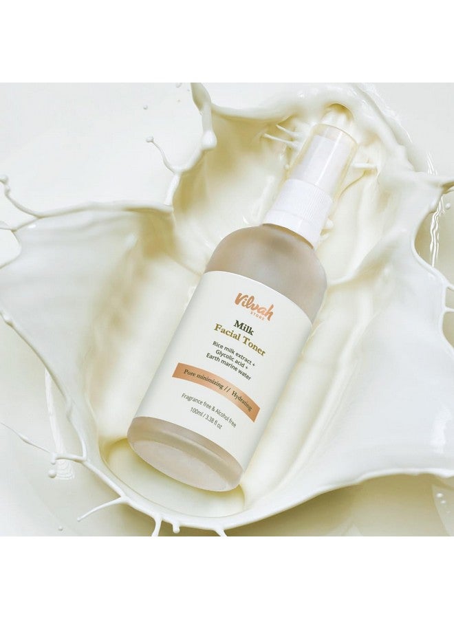 فيلاه ستور يعمل تونر الحليب للوجه على تقليل المسام وترطيب البشرة وتوازنها واستعادة مستويات الحموضة للبشرة لجميع أنواع البشرة 100 مل (عبوة من قطعة واحدة) - Image 5