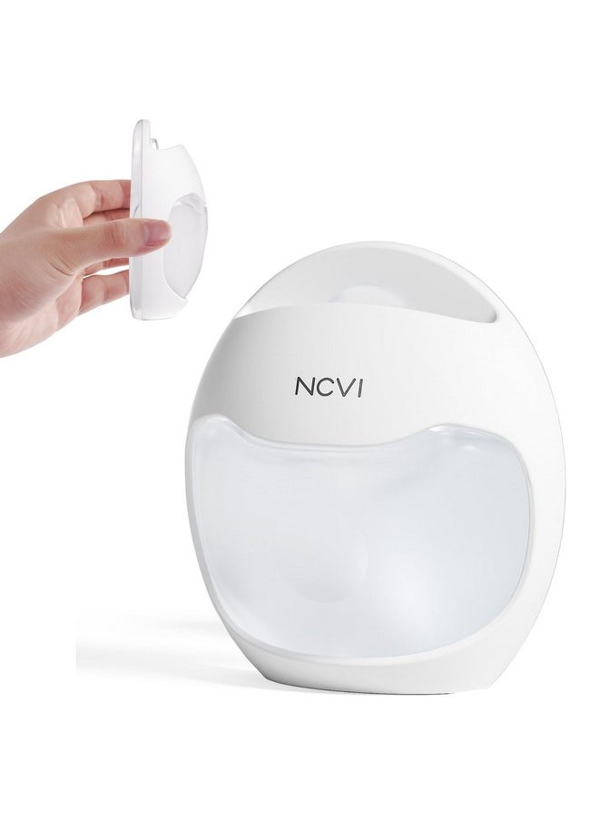 NCVI Silicone Breast Milk Collector Catcher, Let Down Manual Breastmilk Saver Collection Cup For Leaking Milk, Wearable Nursing Cups Bpa Free, Invisible Slim Design For Regular Bra, 2.3Oz/70Mlx1 Count  - Image 1