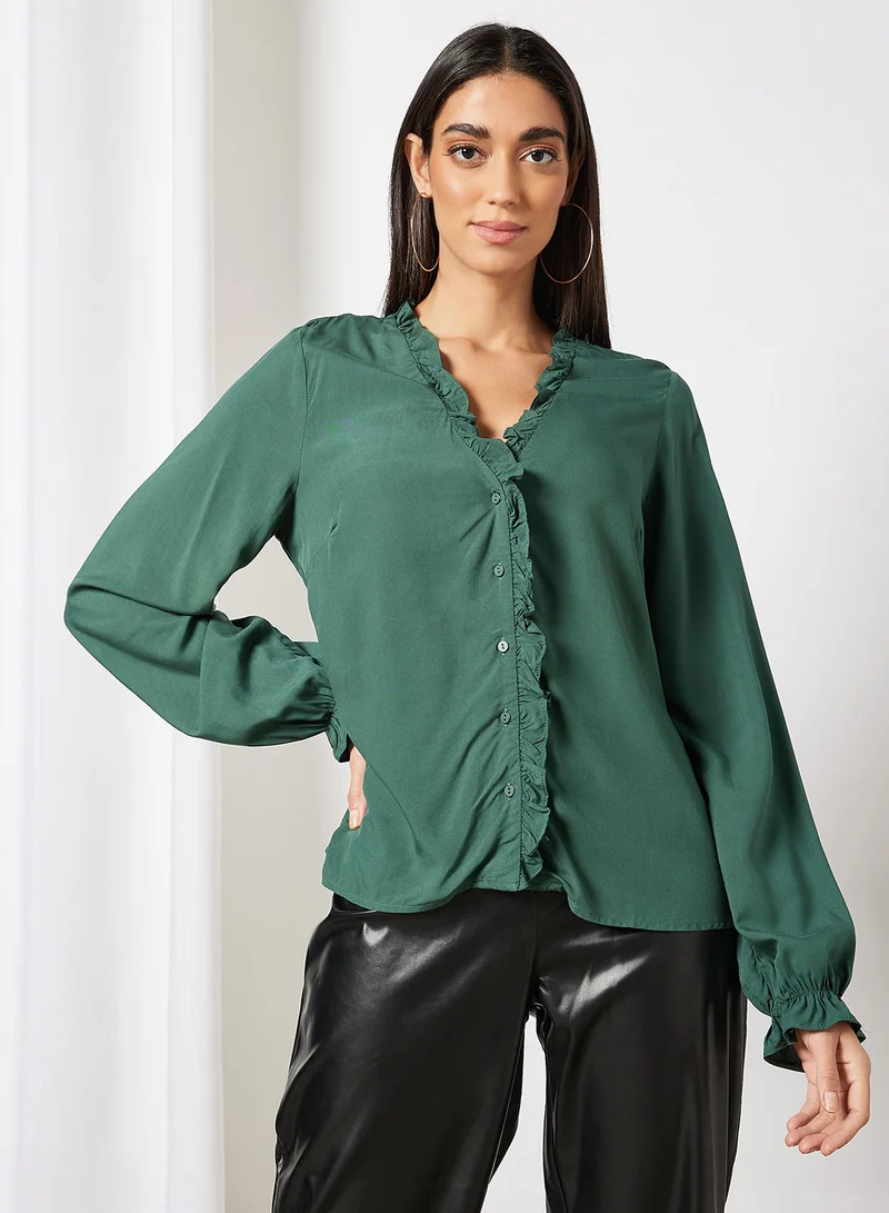 VERO MODA Ruffle Detail Blouse