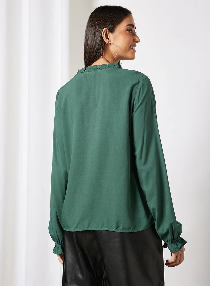 VERO MODA Ruffle Detail Blouse
