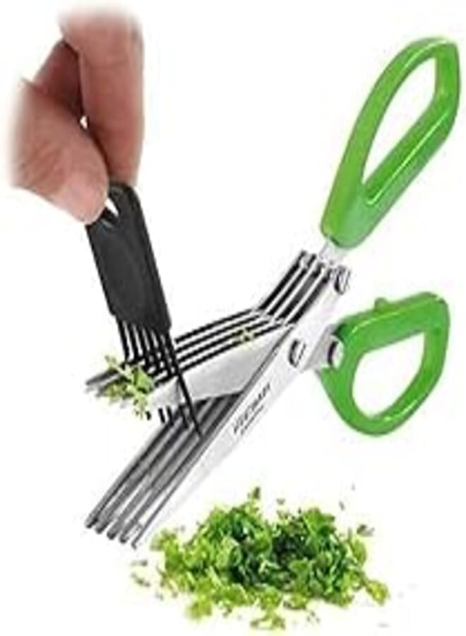 Home Stainless Steel 5 Blade Kitchen Scissors