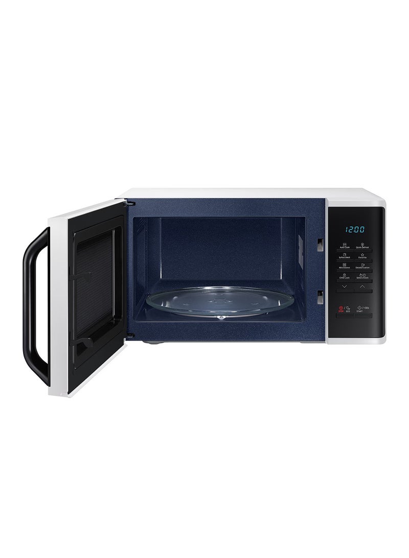 Samsung 23 Liters Solo Microwave oven with Quick Defrost,ECO Mode to reduce energy consumption, Led Dispay, Child Lock, Clean Ceramic Enamel Interior, White - MS23K3513AW - UAE Version - Image 2