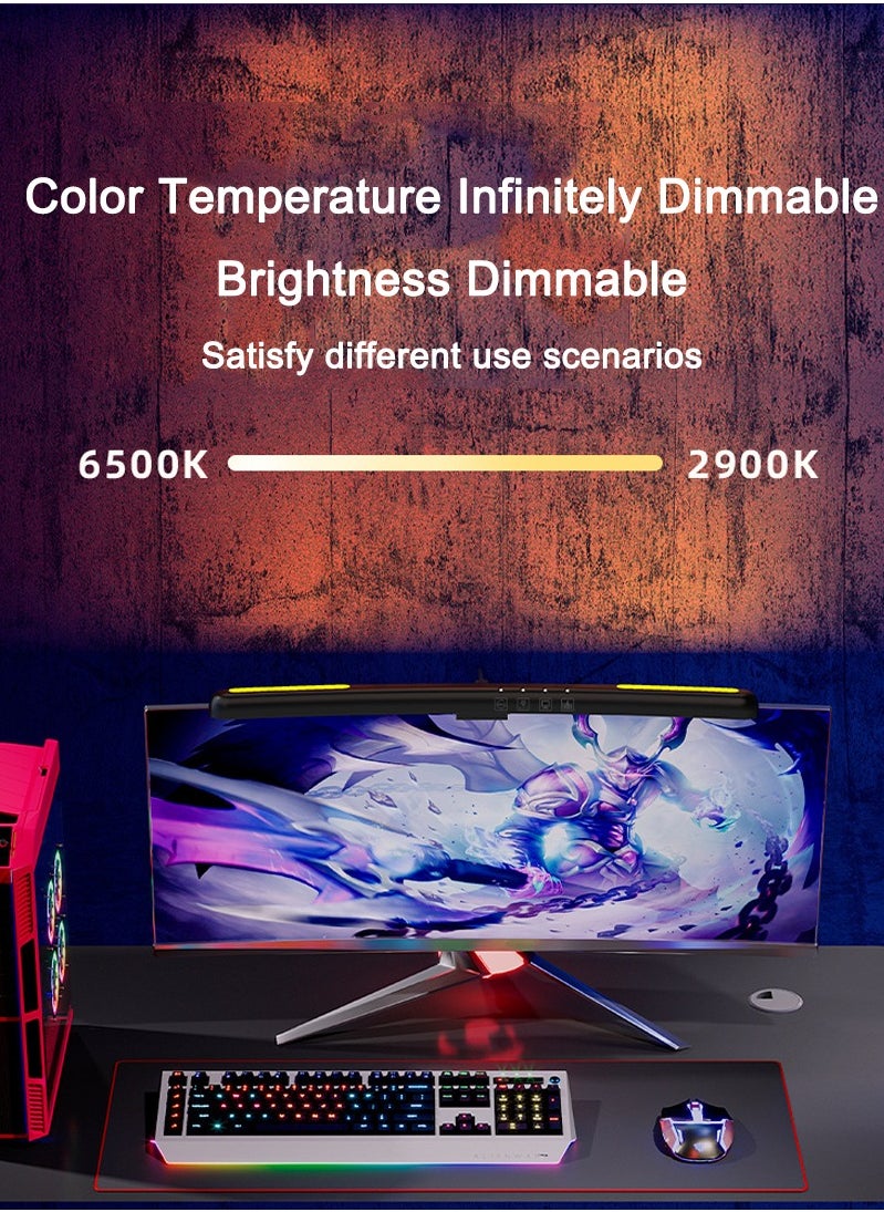 Sharpdo - Computer Screen Light Bar with RGB Color Ambient Lighting , USB Powered Screen Light for Gaming/Home/Office - Image 1