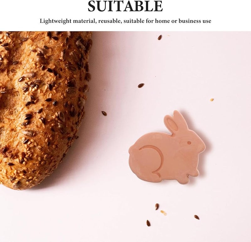 Terracotta Bread Warmer Stone Rabbit Shaped Basket For Sourdough Pastry Storage - Image 5