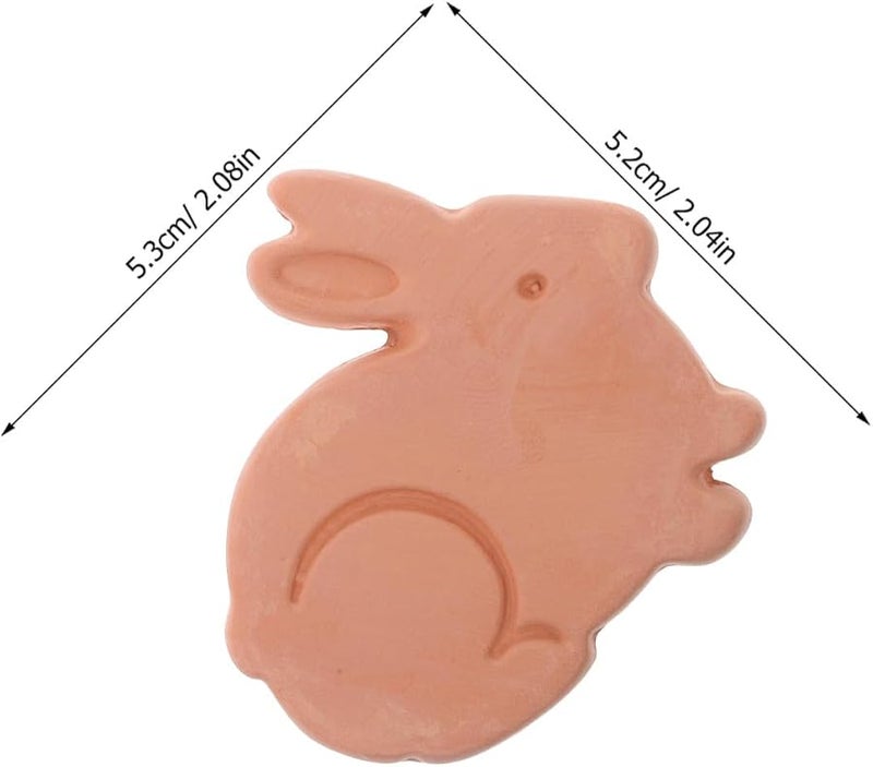 Terracotta Bread Warmer Stone Rabbit Shaped Basket For Sourdough Pastry Storage - Image 4