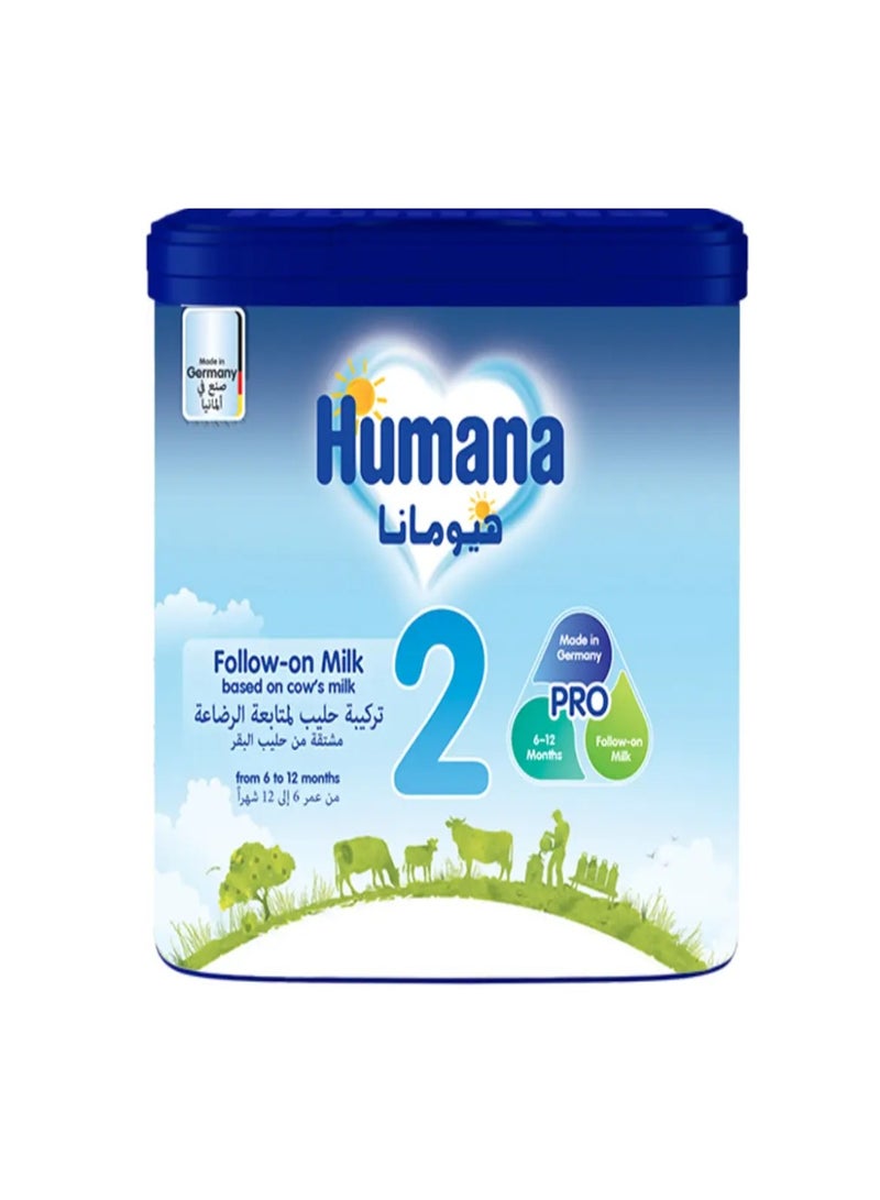 Humana 2 Probalanc Gmo-Free Follow-On Formula 400g - Image 2