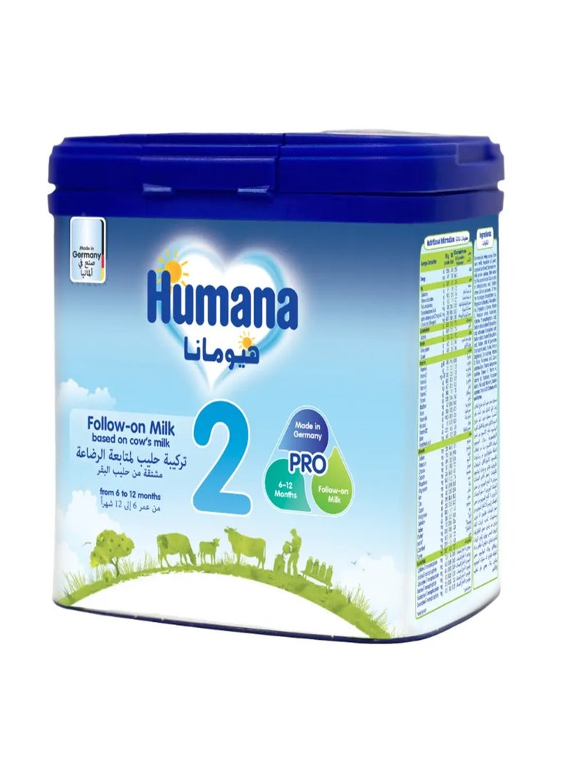 Humana 2 Probalanc Gmo-Free Follow-On Formula 400g - Image 1