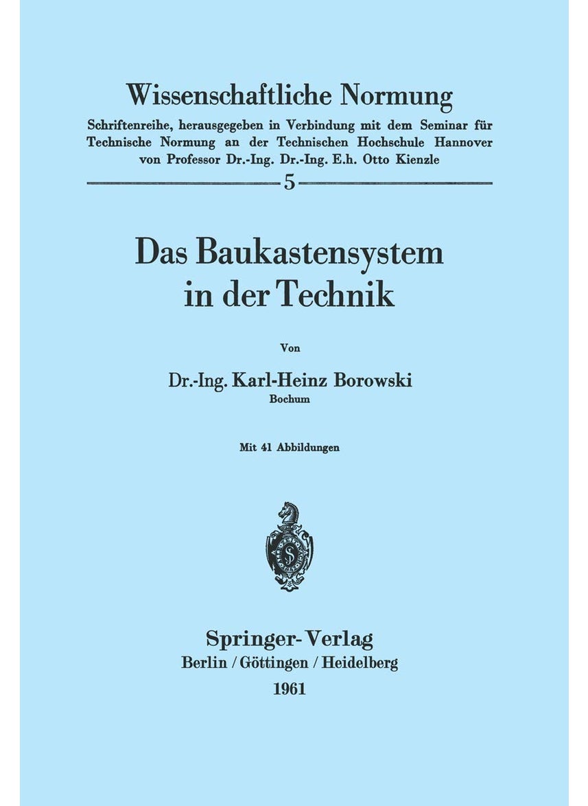Das Baukastensystem in der Technik 