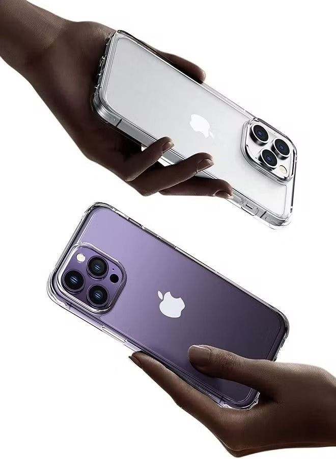 IAF Transparent Crystal Clear Back Case Cover for iphone 14 Pro Max - Image 2