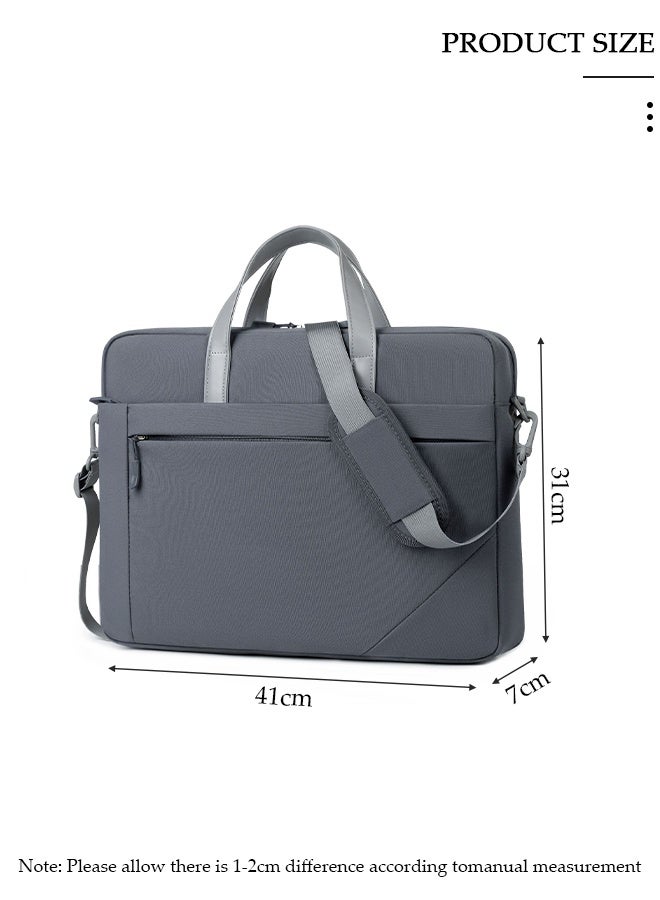 DUNISO 15.6 Inch Laptop Bag Lightweight Computer Bag Travel Business Handbag Briefcase Water Resistance Shoulder Messenger Bag for Men and Women Work Office - Image 2
