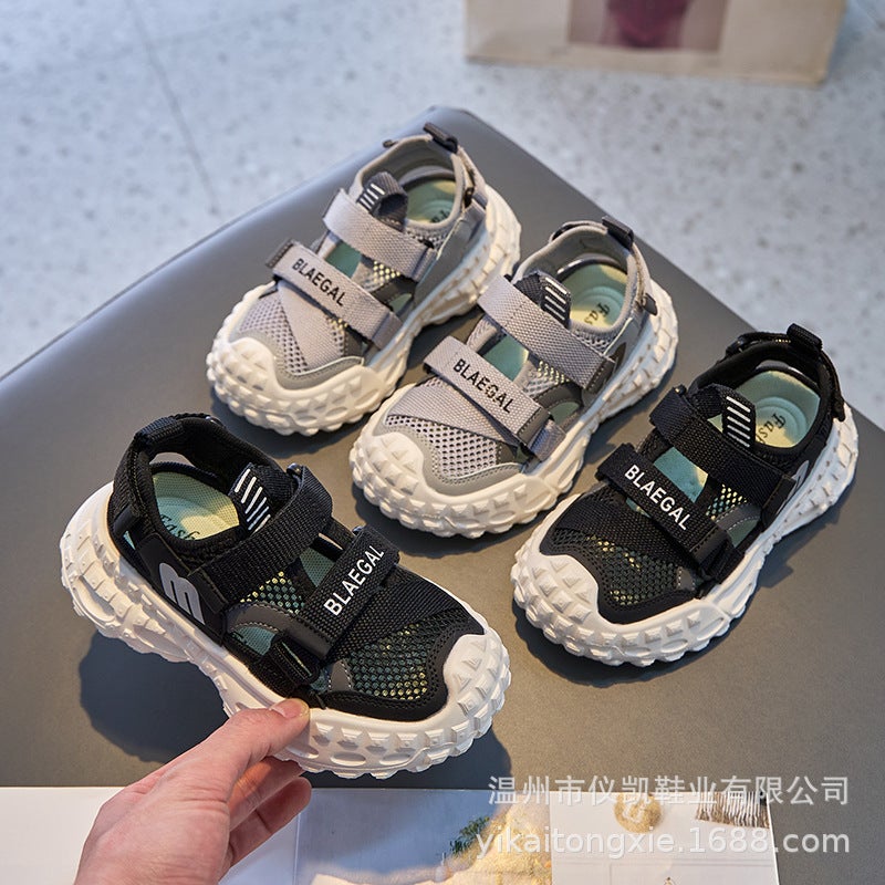 Baotou Breathable Sandals 2025 Children'S Soft Sole Fashion Mesh Shoes Boys And Girls Sports Casual Shoes - Image 3