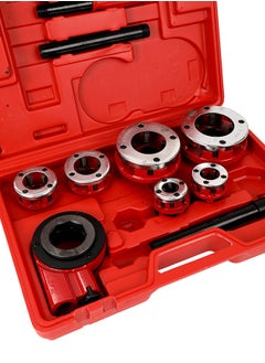 LAWAZIM Ratchet Pipe Threader Kit -6 Piece- Manual Pipe Threader with Various Sizes of Threading Dies and Durable Storage Case - Pipe Threading Tool Set for Plumbing, Pipe Fitting, and Construction  - Image 3