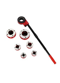 LAWAZIM Ratchet Pipe Threader Kit -6 Piece- Manual Pipe Threader with Various Sizes of Threading Dies and Durable Storage Case - Pipe Threading Tool Set for Plumbing, Pipe Fitting, and Construction  - Image 4