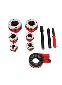 LAWAZIM Ratchet Pipe Threader Kit -6 Piece- Manual Pipe Threader with Various Sizes of Threading Dies and Durable Storage Case - Pipe Threading Tool Set for Plumbing, Pipe Fitting, and Construction  - Image 5