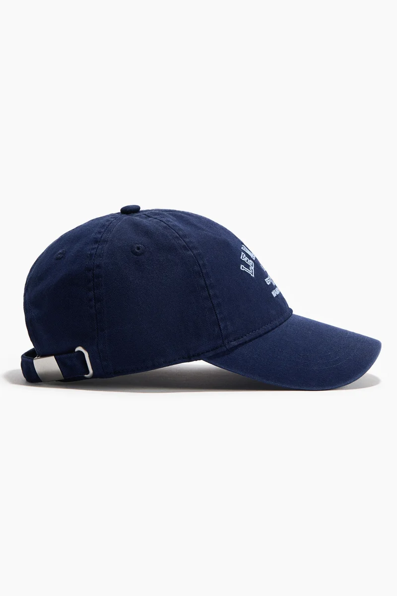 H&M Embroidered-motif twill cap