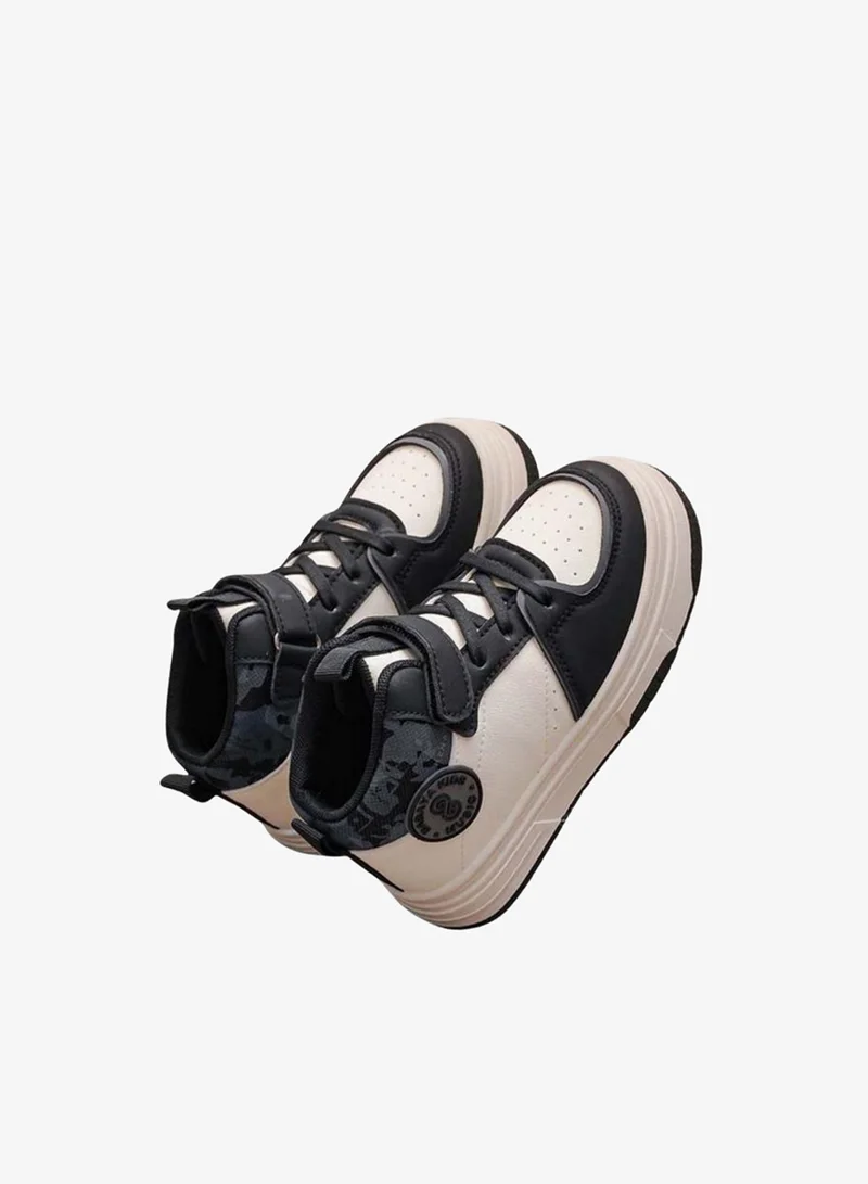 BABAYA Babaya Boys Printed Cuff High-Top Sneakers
