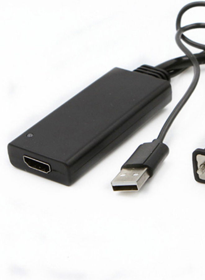 NIBEMINENT HD To VGA Converter Adapter For PC Laptop Black - Image 2