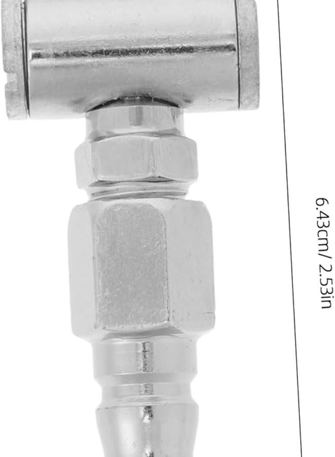 مشبك هواء مزدوج الرأس لنفخ الإطارات، سريع التوصيل، لإكسسوارات إطارات السيارات والشاحنات - Image 3