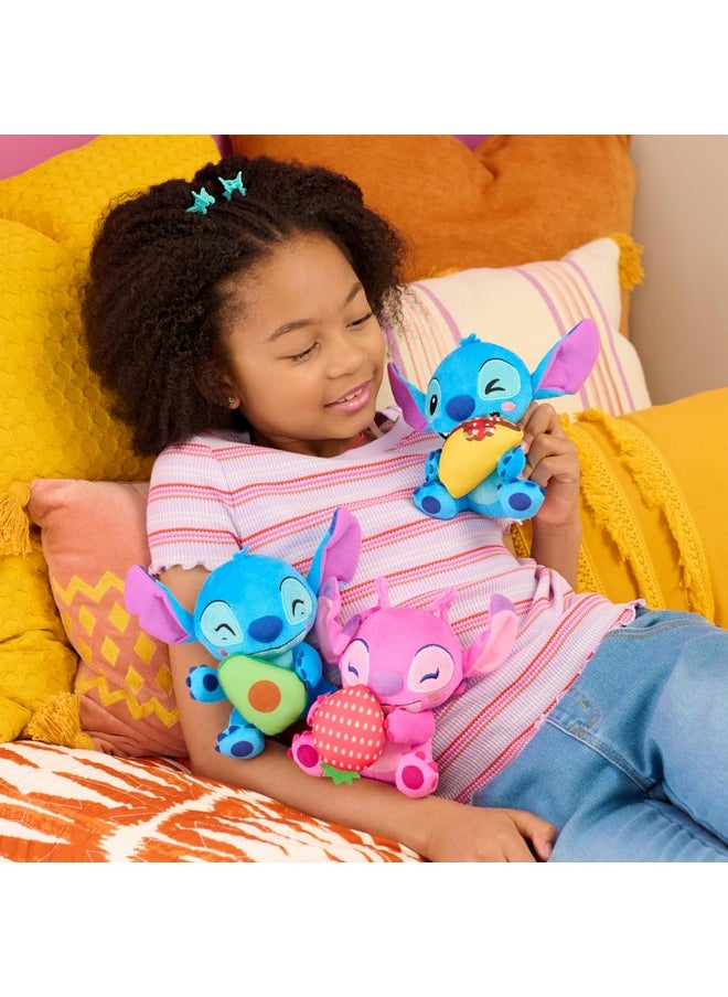 Just Play Disney Stitch Small 7-inch Plush Stuffed Animal, Angel with Strawberry, Kids Toys for Ages 2 Up by Just Play  - Image 4