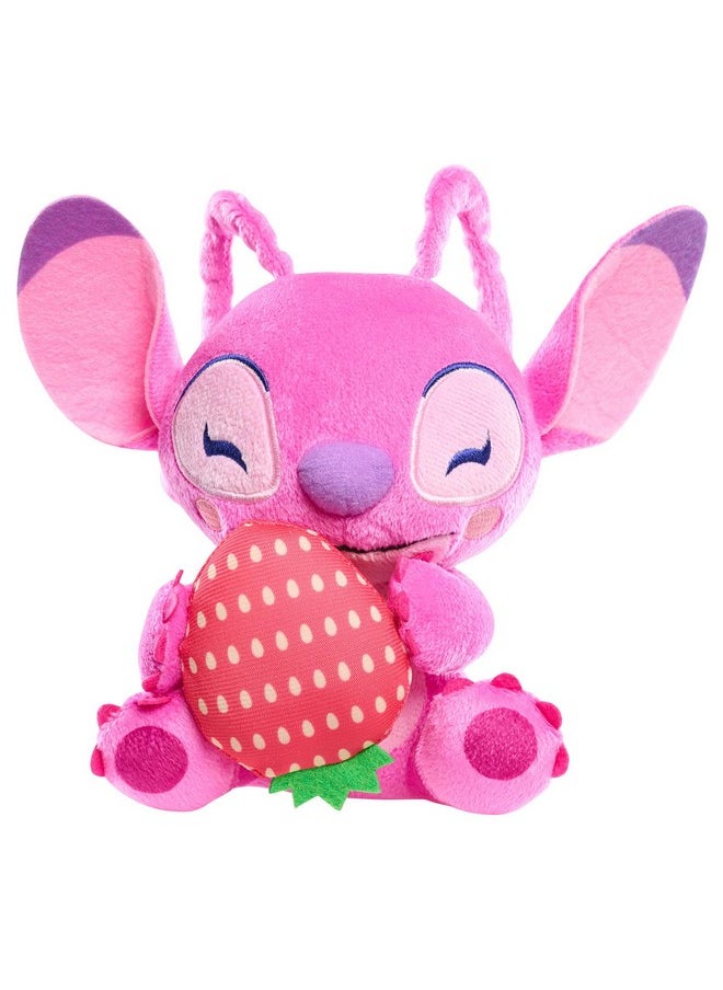 Just Play Disney Stitch Small 7-inch Plush Stuffed Animal, Angel with Strawberry, Kids Toys for Ages 2 Up by Just Play  - Image 5