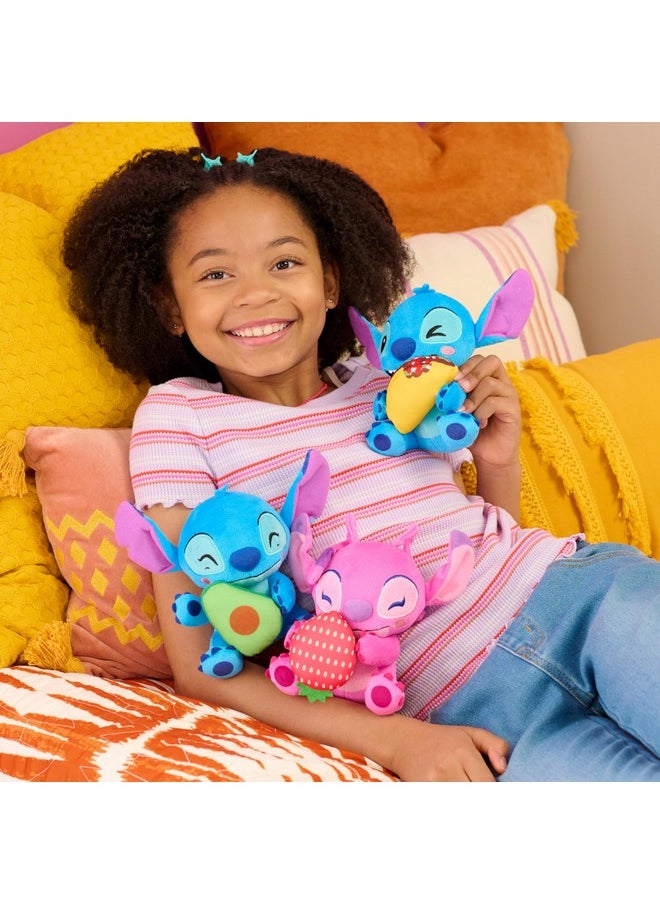 Just Play Disney Stitch Small 7-inch Plush Stuffed Animal, Angel with Strawberry, Kids Toys for Ages 2 Up by Just Play  - Image 2