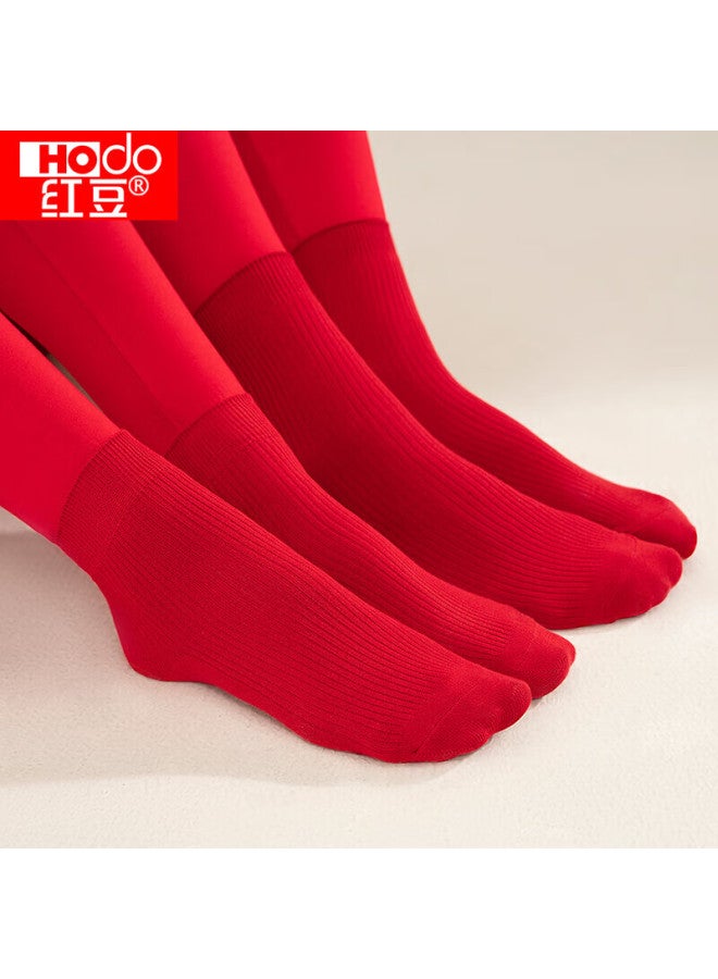 HOdo HODO Home Year Of The Ox Red Underwear Gift Box Men's Cotton Ammonia Autumn Clothes Autumn Pants Underwear Cotton Socks Combination Three (wealth) 185 