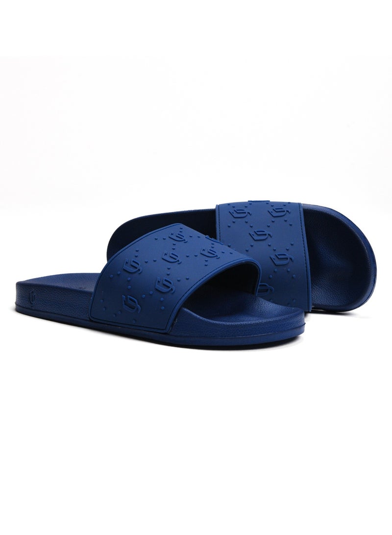 Uji Classic Upper Padding slide slipper For men - Navy - Image 1