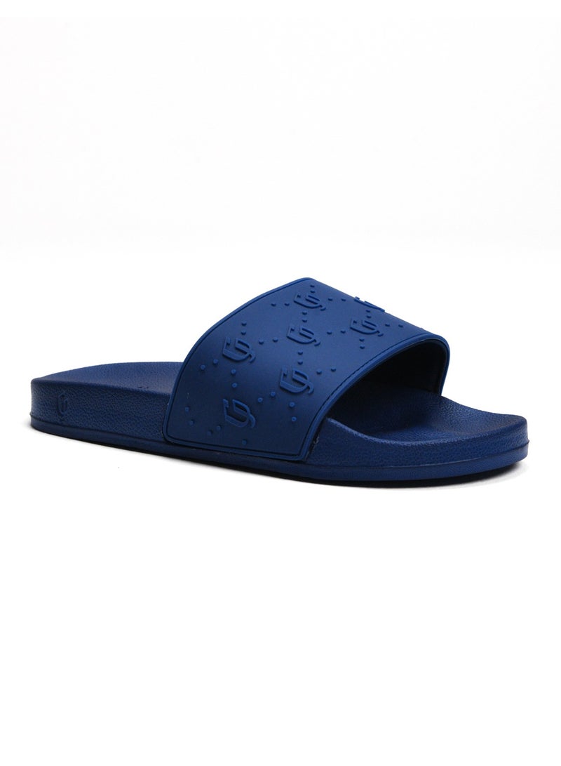 Uji Classic Upper Padding slide slipper For men - Navy - Image 3