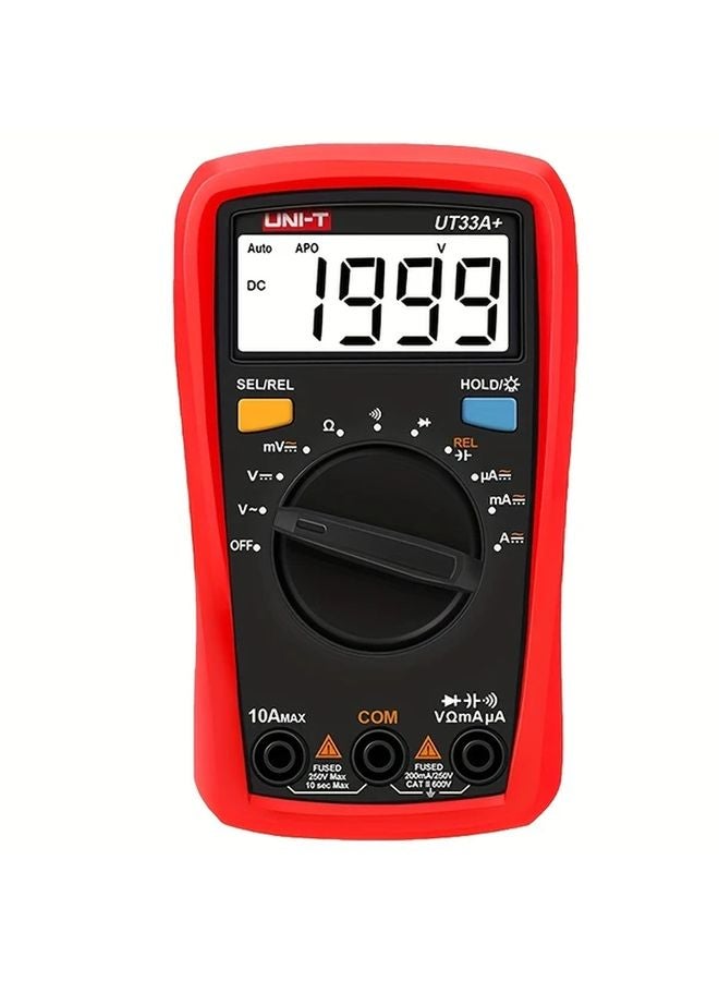 UNI T 33A ملتيمتر رقمي 600 فولت تيار متردد وتيار مستمر 1999 عد كشف الجهد دون اتصال - Image 1