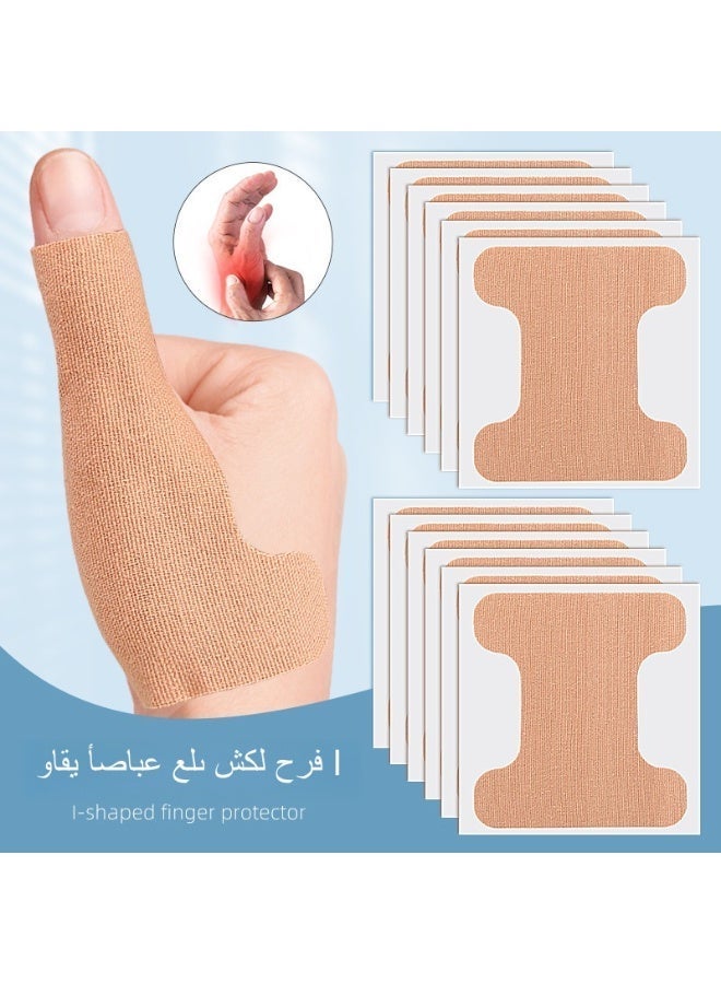 Zesen 10pcs Breathable Self-Adhesive Thumb Bandages | Elastic Lining Thumb Wrist Compression Sleeves | Splash-Proof Support for Arthritis, Tendinitis, Sprains & Sports Injuries - Image 2