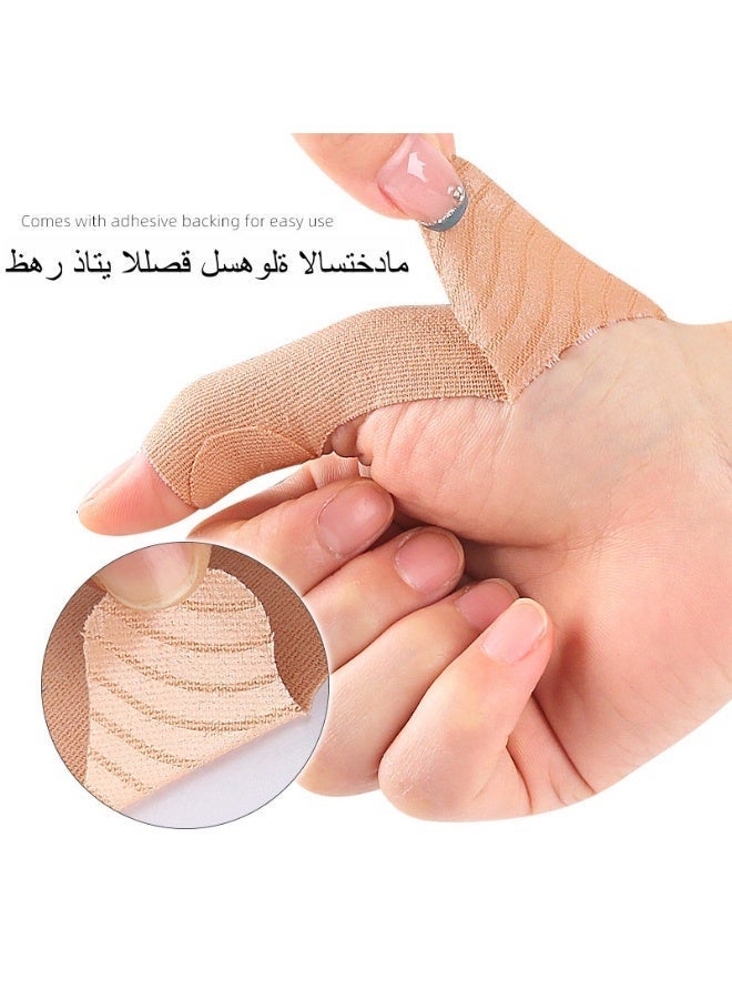 Zesen 10pcs Breathable Self-Adhesive Thumb Bandages | Elastic Lining Thumb Wrist Compression Sleeves | Splash-Proof Support for Arthritis, Tendinitis, Sprains & Sports Injuries - Image 3
