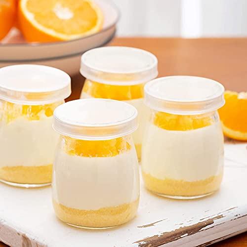 Brezzycloud Glass and Plastic Container- 150ml, 3 Pieces, Transparent - Image 1