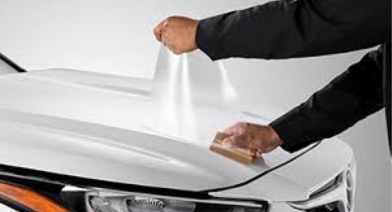 WALLMATE Clear Vinyl Wrap, Transparent Protective Self Adhesive Car Wrap Film Scratch Resistant Vinyl Wrap Film Air-Release, Car Accessories (20x300 Inch, Plain Film) - Image 4