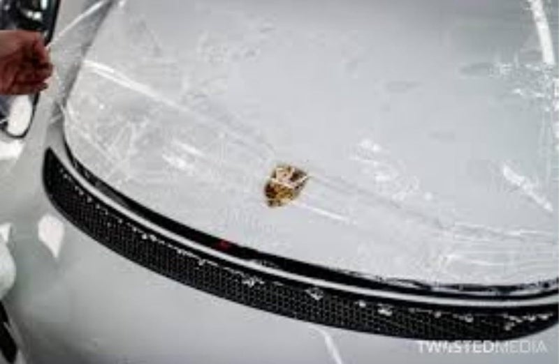 WALLMATE Clear Vinyl Wrap, Transparent Protective Self Adhesive Car Wrap Film Scratch Resistant Vinyl Wrap Film Air-Release, Car Accessories (20x300 Inch, Plain Film) - Image 3