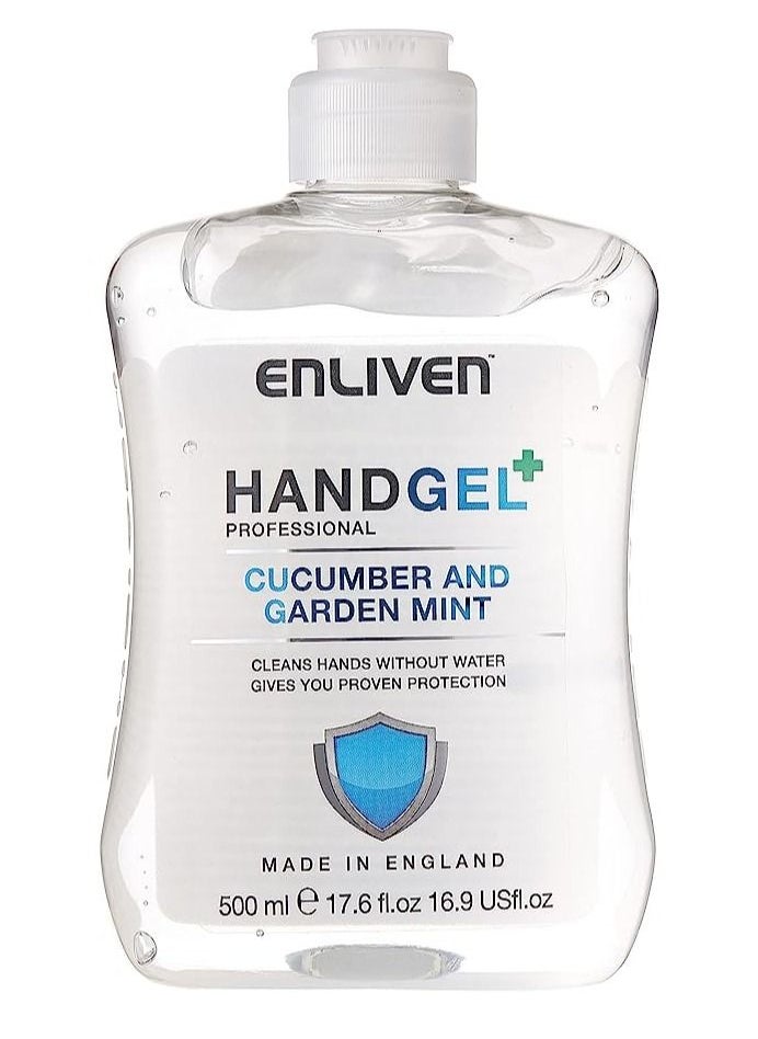 ENLIVEN - Enliven Cucumber Hand Sanitizer Gel, 500Ml - Image 1
