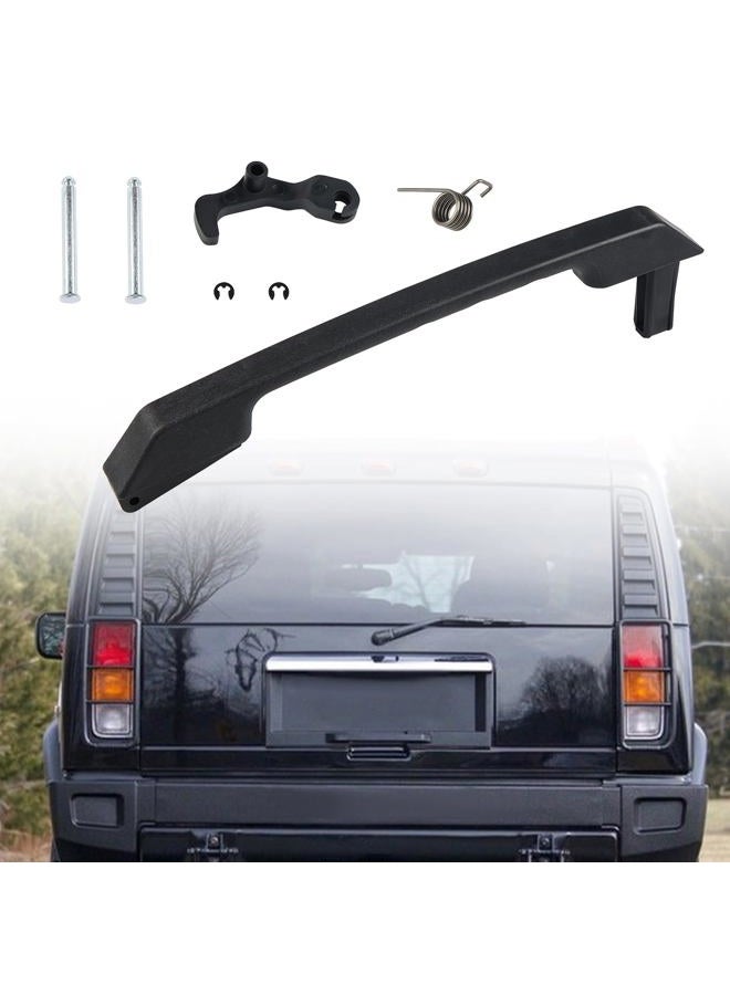 JDMON Replacement for Tailgate Liftgate Handle Exterior Textured Lever Hummer H2 2003 2004 2005 2006 2007 2008 2009 Rear Lift Gate Latch Handle Rear Textured Grip Lever Replacement for 15135441 97503 - Image 1