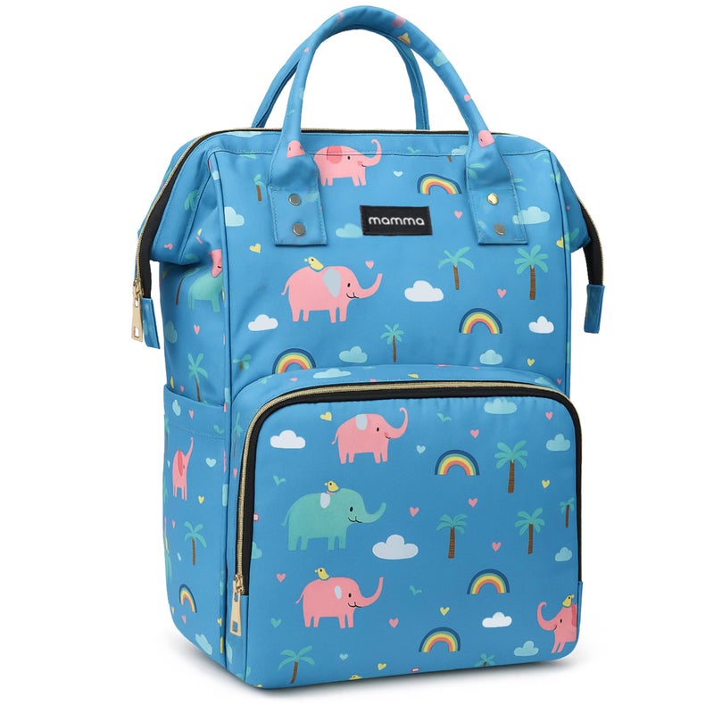 MAMMA Diaper Bag for Mothers for Travel, Baby Bag for Mother Travel, Hospital Bag for Delivery Women, Baby Diaper Bag for Mom, 12 Pockets Diaper Bags for Mothers with 9 Months Warranty - Image 5