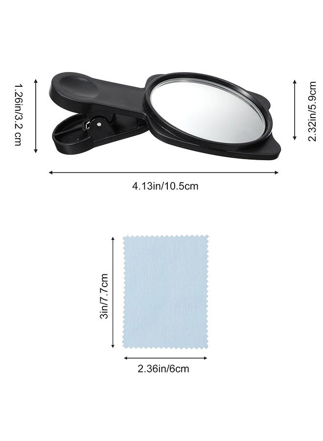 Quantum 2-in-1 Phone Selfie Mirror Clip, Magnetic Selfie Mirror for iPhone Back Camera, Universal Compact for Recording Vlog Accessories - Image 2