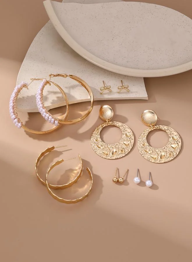 تايك تو Set of 6 - Beaded Earrings