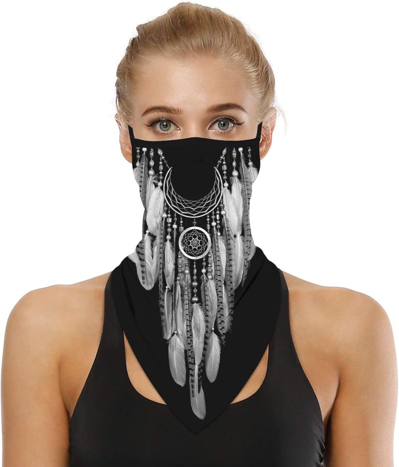 YAYOUREL Neck Gaiter Face Mask Covering Bandanas for Men Women Summer UV Face Scarf Mask Cover Facemask Balaclava Headbands - Image 1