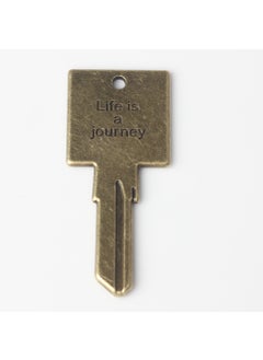 Simple Alloy Keychain Pendant Diy Bracelet Necklace Earring Accessories Craft Supplies For Jewelry Making Square Bronze