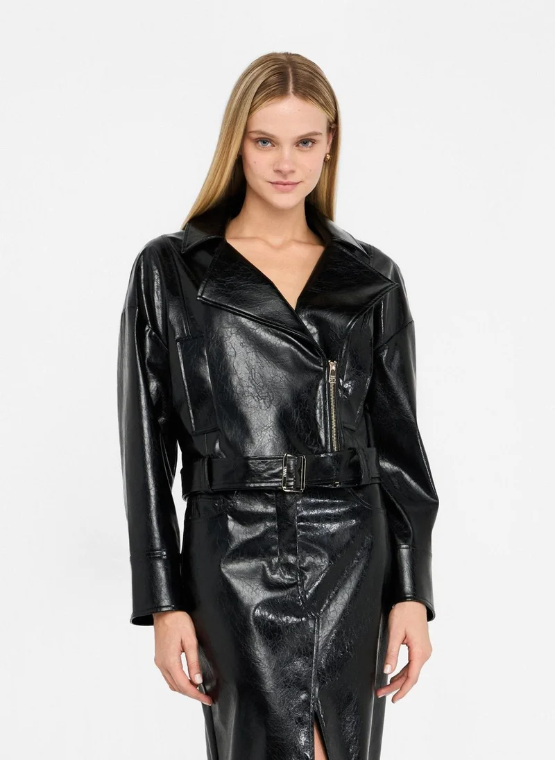 Liu Jo Glossy biker jacket