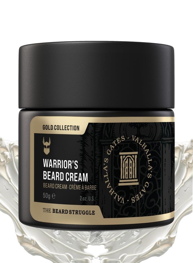 The Beard Struggle Beard Cream by Beard Struggle-Valhalla's Gates Beard Butter Moisturizer & Softener for Men-Hydrated with Avocado & Jojoba Oils-Beard & Mustache Growth Cream 50g - Image 1