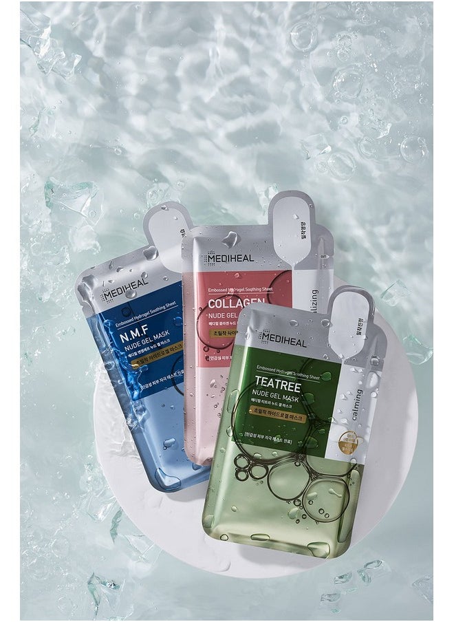MEDIHEAL Firming Collagen Nude Gel Mask 10 Count Lifting Korean Sheet Mask  - Image 5