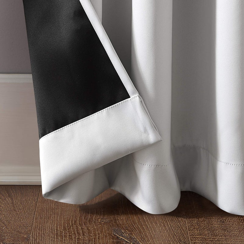 Sun Zero Oslo Theater Grade Extreme Total Blackout Rod Pocket Curtain Panel, 52" x 95", Pearl - Image 5